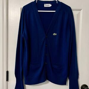 Vintage 70's IZOD LACOSTE V-Neck Button Down Cardigan